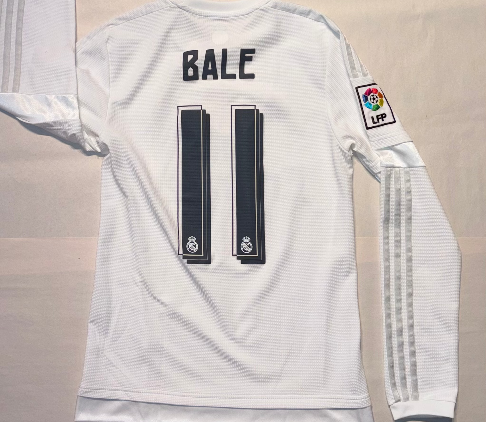 Real Madrid 2015/16 Home Kit Long Sleeve BALE S