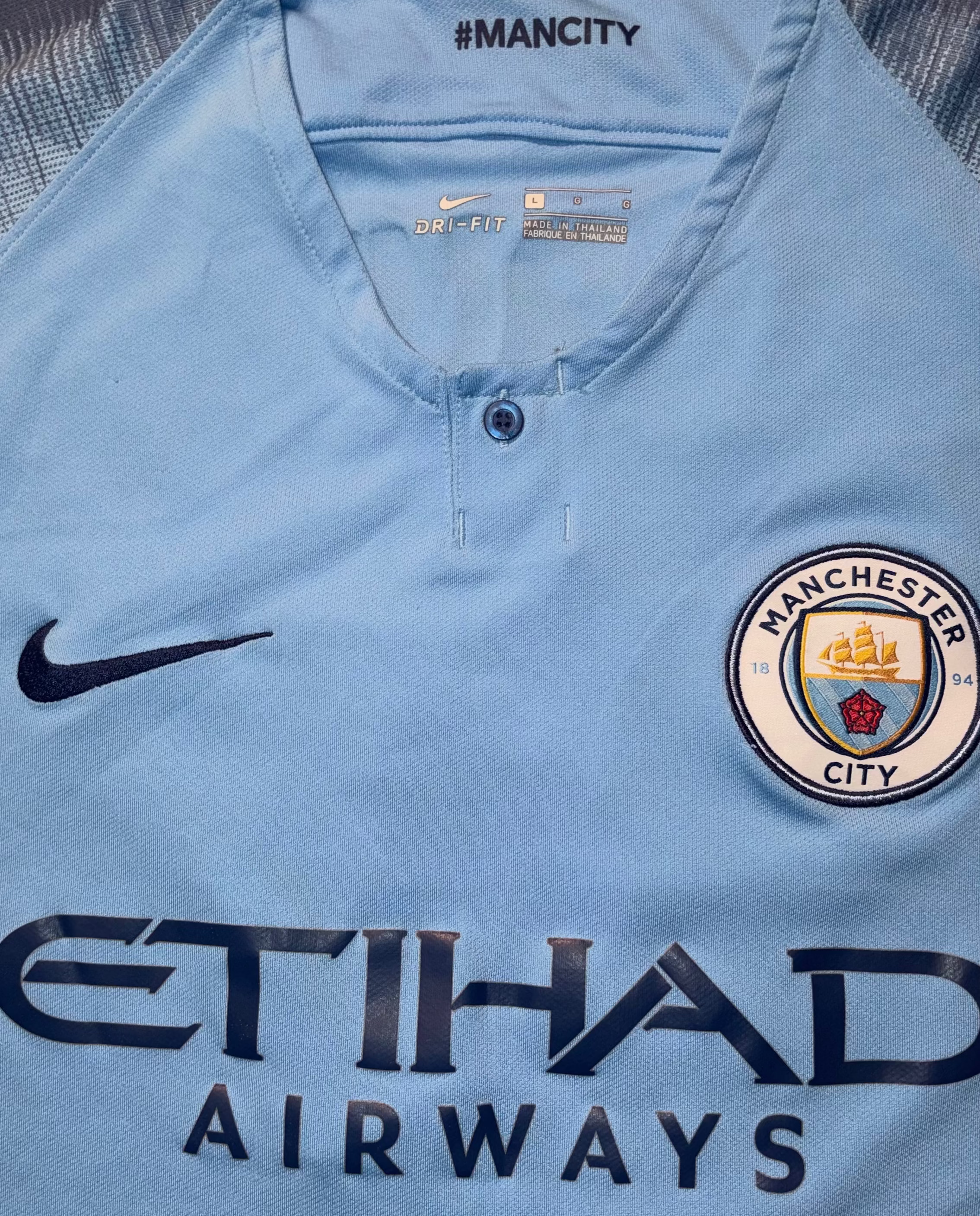 Manchester City 2018/19 Home Kit DE BRUYNE L