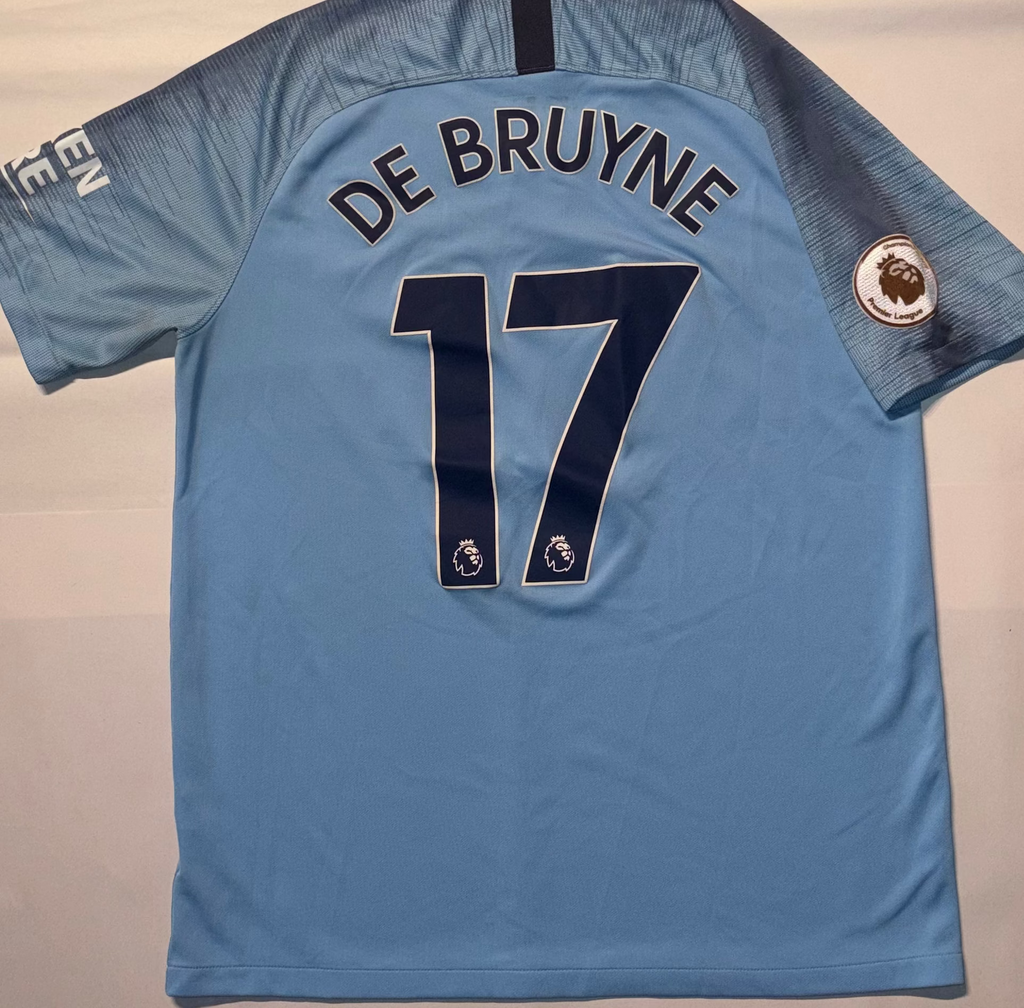 Manchester City 2018/19 Home Kit DE BRUYNE L
