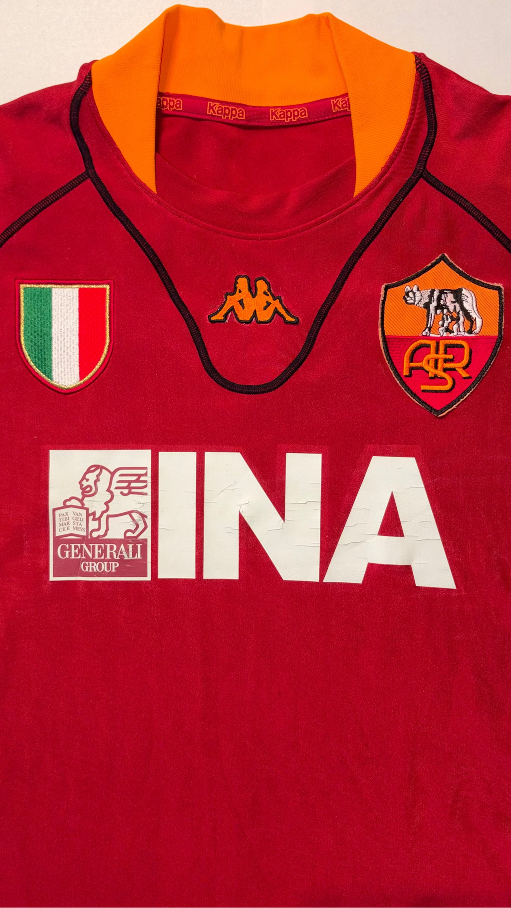 AS Roma 2001/02 Home Kit L