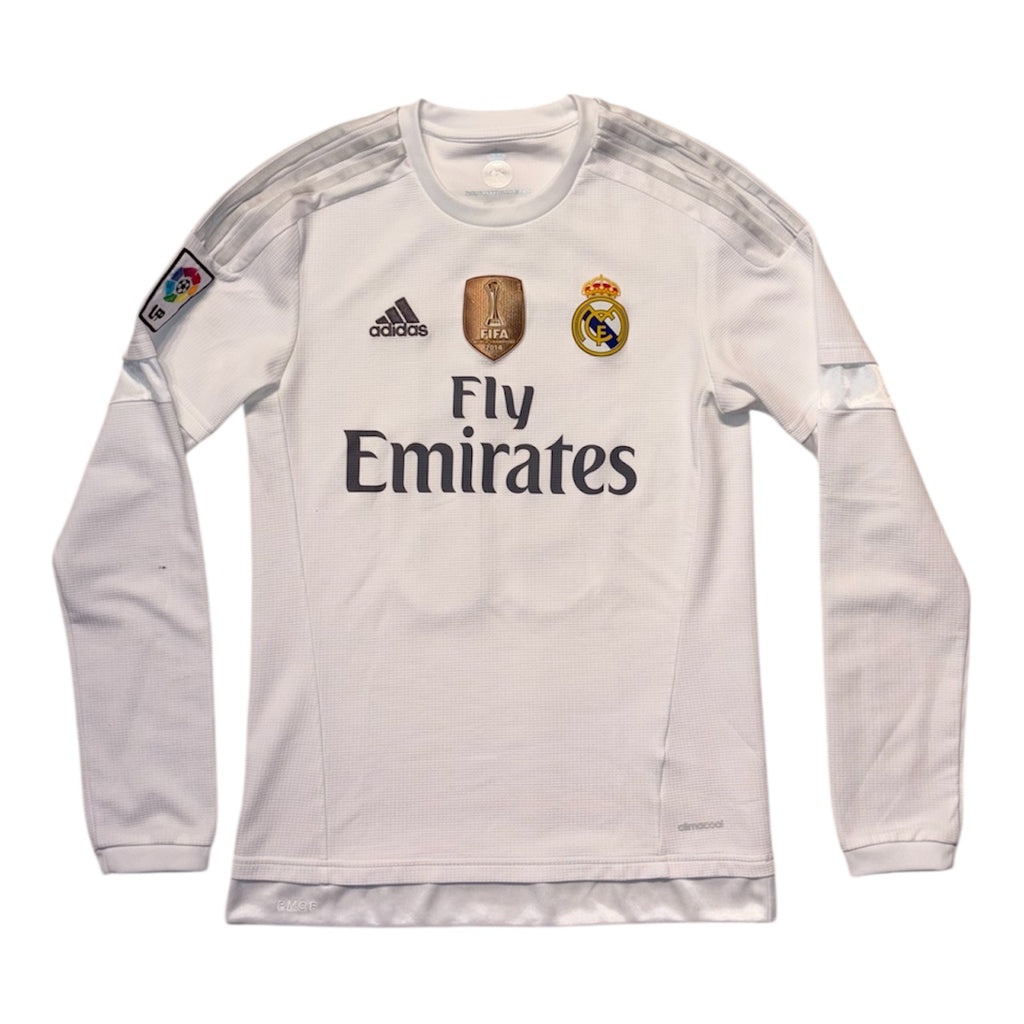 Real Madrid 2015/16 Home Kit Long Sleeve BALE S