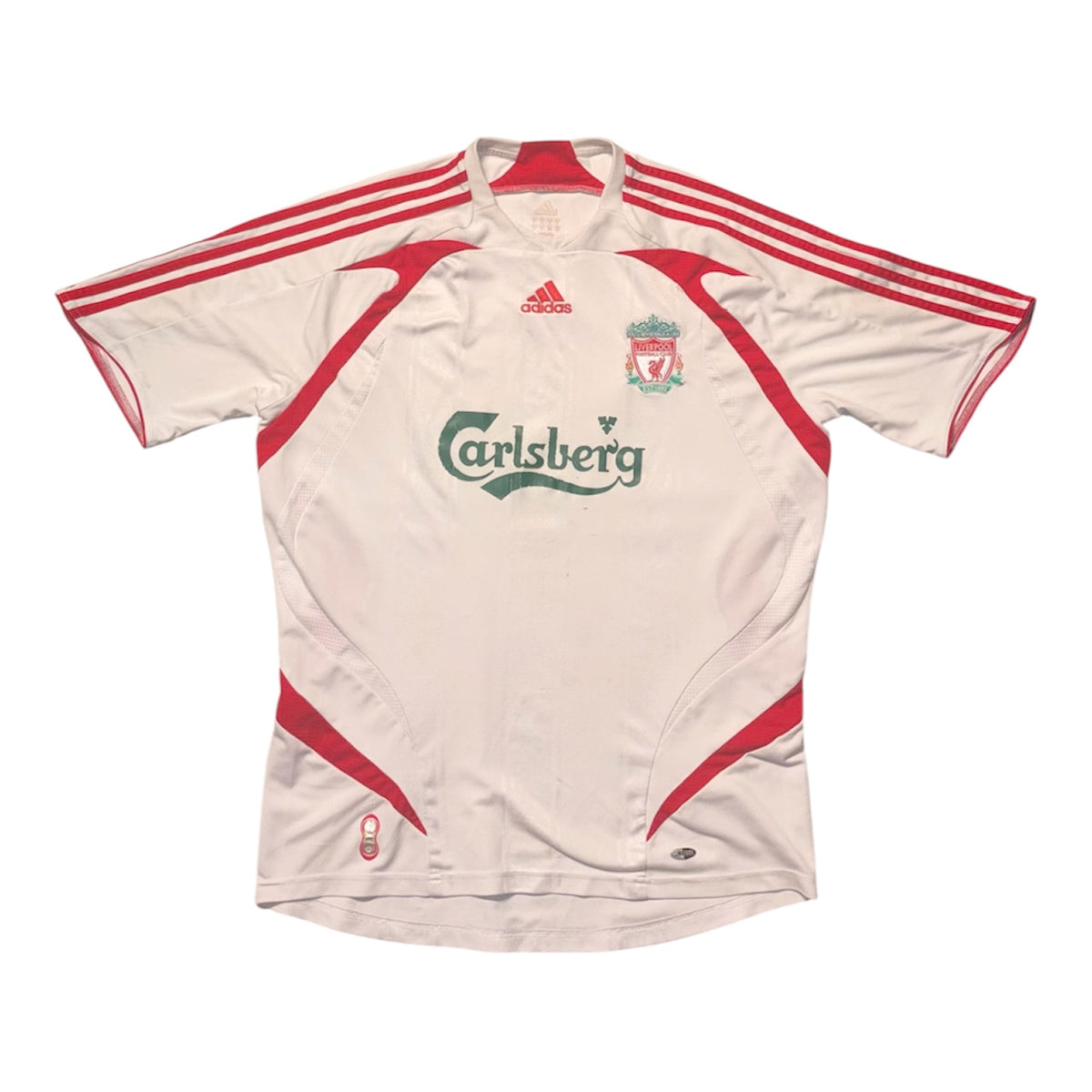 Liverpool 2007/08 Away Shirt L | Vintage Adidas Football Jersey