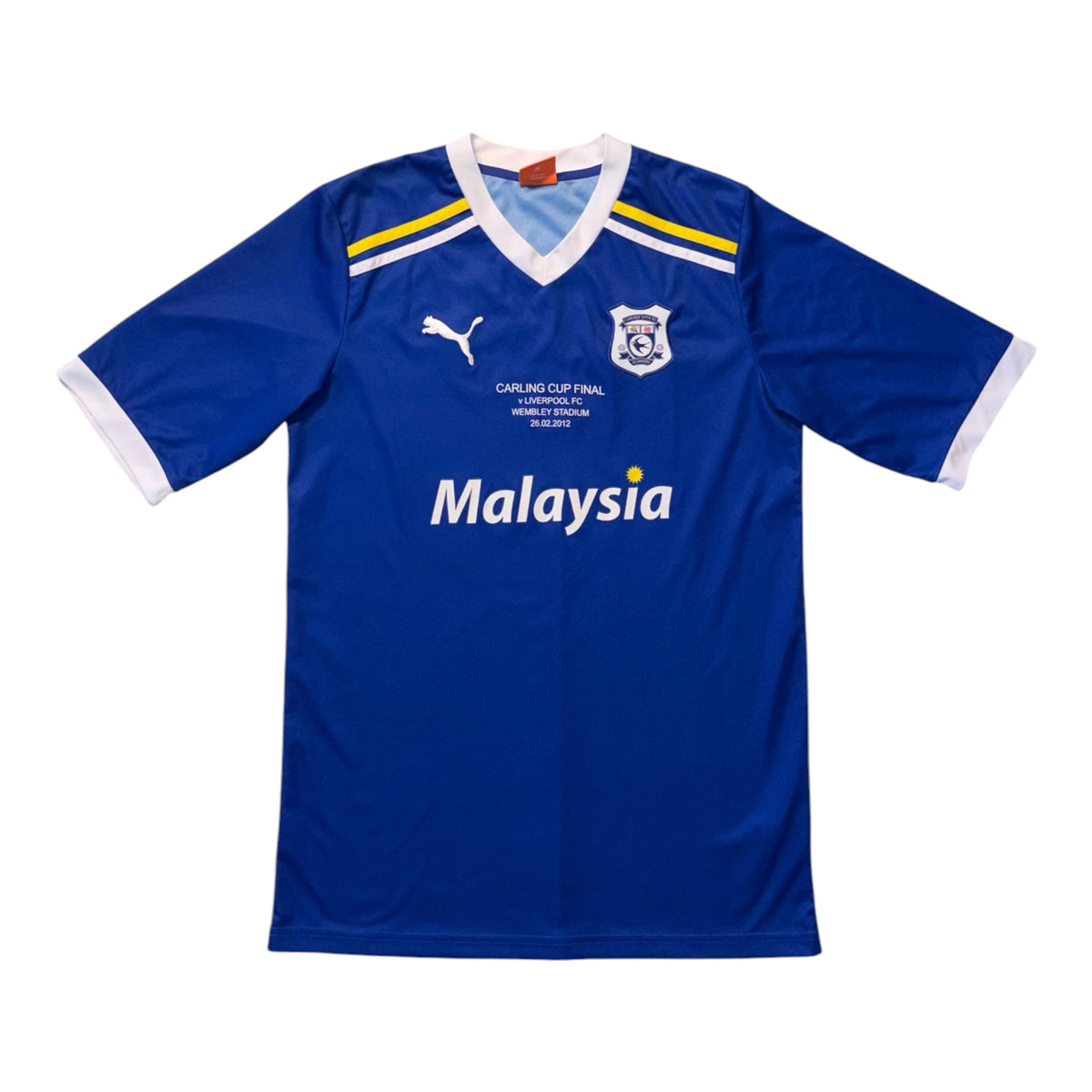 Cardiff City 2011/12 Carling Cup Final Kit M